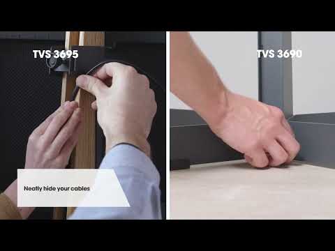 Vogels COMFORT TVS 3695B TV Ständer 40 - 77 Zoll, Eiche / schwarz