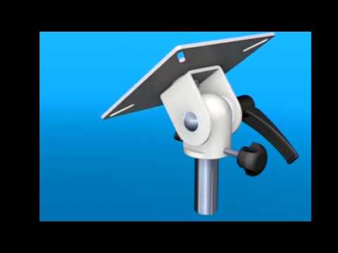 MonLines MTH249G Para 3+3 Monitor Tischhalterung Tischklemme bis 32 Zoll, grau